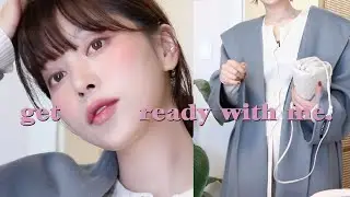 (eng) 새로 산 코트 입고☃︎ 겨울 첫 수다 GRWM & 요즘 빠진 로즈필터 메컵🥀🦋 | dear.jerry