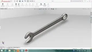 solidworks tutorial | how to draw spanner in solidworks