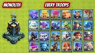 Every Troop vs Monolith &ndash; Ultimate Power Test!