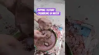 sand texture dipping crumbling #satisfying