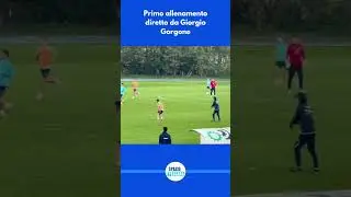Primo allenamento diretto da Giorgio Gorgone