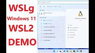 WSLg installation in windows 11 | WSL GUI App