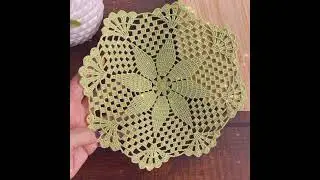 Napperon au crochet avec patron 💞💐 vous n'h&eacute;siteriez pas pour les r&eacute;aliser