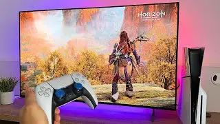 LG OLED C4 42&rdquo; + Horizon Forbidden West PS5 Slim Gameplay 4K 60 FPS | Best Gaming TV Test