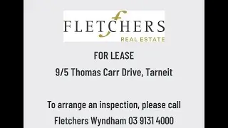 FOR LEASE | 9/5 Thomas Carr Drive, Tarneit