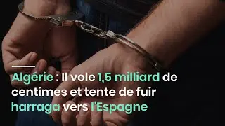 Alg&eacute;rie : Il vole 1,5 milliard de centimes et tente de fuir harraga vers l'Espagne