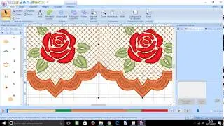 Alinhavo e programando corte na barrinha utilizando pe design