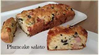 Plumcake salato soffice - ricetta veloce - svuota frigo