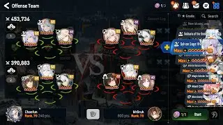 Epic Seven - Guild War - Exotic vs BatChest (MrBruh) - Vortex Stronghold