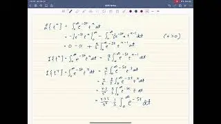 Laplace transforms of power functions