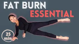 ESSENTIAL FAT BURN WORKOUT | 25 Min Low Impact Pilates At Home #21105