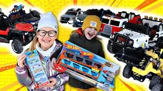 MARCEL i WYŚCIGOWY TRANSPORTER HOT WHEELS CITY