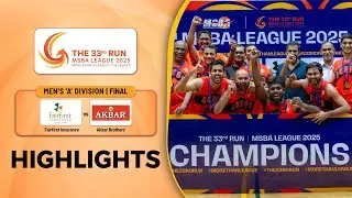 Highlights | Akbar vs Fairfirst | Men's 'A' Division | Final | 33rd MSBA League 2025