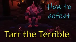 How to defeat Tarr the Terrible (Draenor Grand Master Tamer) World of Warcraft pet battle guide.