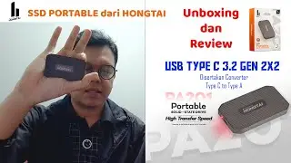Unboxing dan Review SSD Portable dari Hongtai PA201, Type C USB 3.2 Gen 2x2