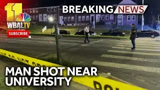 Raw video: Shooting scene near Morgan State