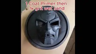 Doctor Doom Mask, 3D Printed and Painted