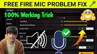 How To Fix Mic Problem In Free Fire Max | Free Fire Mic Not Showing Problem | Free Fire Mic Not On