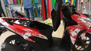 HONDA VARIO 125 NEW 2019 MODIF STIKER DECAL...KABUKI KEREEEN