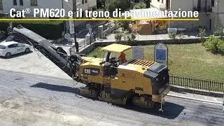 PM620 e treno di pavimentazione Cat