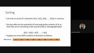 Data Structures - Sorting Introduction