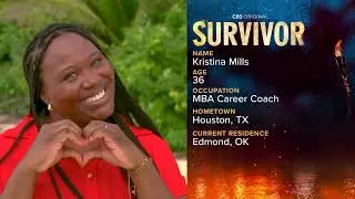 Kristina Mills Survivor 49 Cast Video