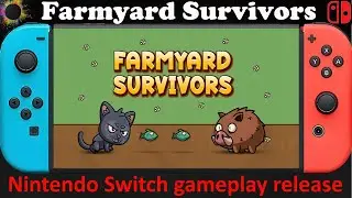Farmyard Survivors - Nintendo Switch gameplay release - survive, save the barn