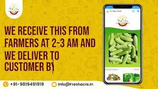 Get the Freshest Fruits & Vegetables only at the Fresh Acre App! | Install Now