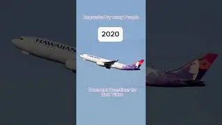 Hawaiian Airlines Over the Years #hawaiianairlines #overtheyears #planelover #avgeeks #aviation