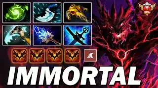 Shadow Fiend Immortal Rank Midlane Gameplay &ndash; 14 Kills Carry Performance | Dota 2 Pro Gameplay!