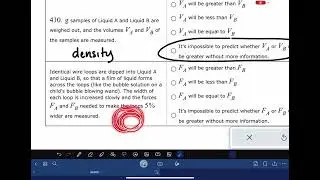 ALEKS : Comprendre les cons&eacute;quences des propri&eacute;t&eacute;s physiques importantes des liquides