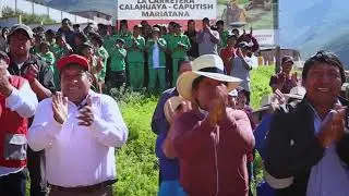MAQUINARIA PESADA  EJECUTA LA APERTURA DE 10 KM DE CARRETERA CALAHUAYA - CAPUTISH EN HUAROCHIRI
