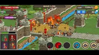 | Grow Empire Rome | Best Strategy Game | Game Play | Defending Wave 1130 in Best Way | Level 143 |