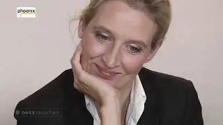 phoenix #netzrauschen: Alice Weidel (AfD) mit Jan Hendrik Becker vom 08.09.17