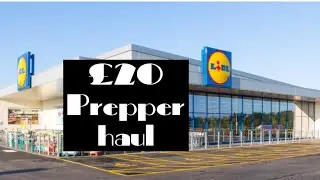 Lidl prepper pantry food haul 2024