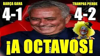 ¡EL BARÇA A OCTAVOS 😀Y EL BENFICA ECHA AL MADRID DEL TOP 8! 🤣¡ESTALLO CON MI TIO DE LISBOA!😡