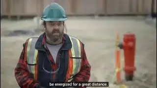 Contact with the overhead power lines