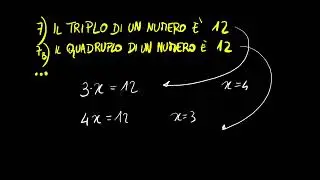 Traduzione dal linguaggio naturale a un'equazione algebrica