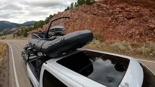 The Stealth and Stealth 2.0 Inflatable Drift Boat Lean Bar