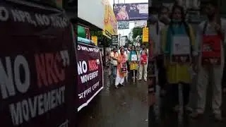A protest rally in Malda demanding the release of all political prisoners, including Umar Khalid.