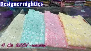 Designer nighties cotton nighties branded nighties offer price frock styles