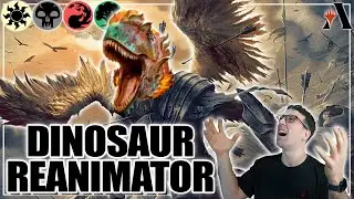Now THIS is a REAL Dinosaur Deck! | Standard MTGA BO1 Gameplay #mtgarena #mtg