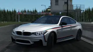 Learning how to slide standard BMW M4 with new steering wheel (DD)