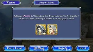 DFFOO Dimensions' End: Transcendence Tier 9 Right Gate