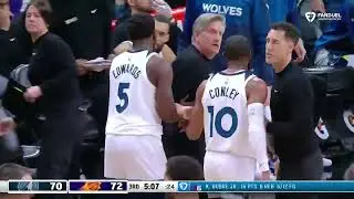 Chris Finch Ejected! Anthony Edwards Steps In to Calm Things Down 😳🔥