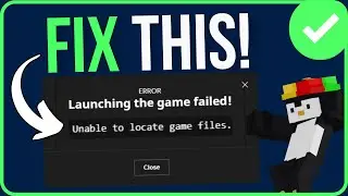 UNABLE TO LOCATE GAME FILES MINECRAFT BEDROCK [FIXED] | Minecraft Bedrock Failed to Start Game