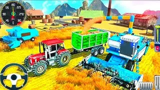 🤯 Village Farming 🤷Simulator🚜Realistic Farming Gameplay #gaming #farming #tractor #viralvideo #games
