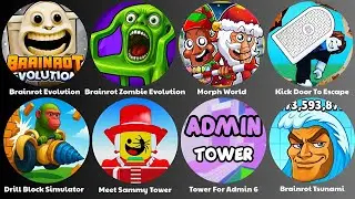 ROBLOX HARD MODE: Brainrot Evolution, Brainrot Zombie Evolution, Morph World, Brainrot Tsunami