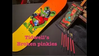 Paint brush review of the Tidwell Broken Pinkies handle are they the best brush for graphics?