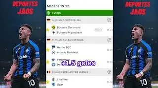 ✅PRON&Oacute;STICOS Y AN&Aacute;LISIS DEPORTIVOS✅ ( VIERNES 19 DICIEMBRE ) AN&Aacute;LISIS HOY⚽️